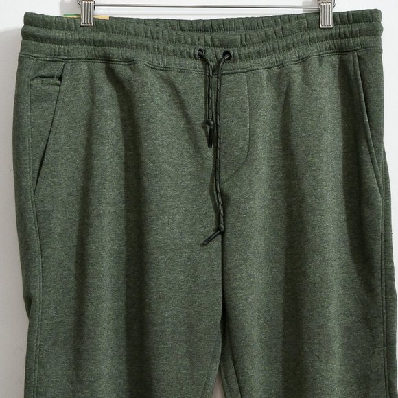 Green NWT Weatherproof Vintage Men's Fleece Lined RimRock Jogger Sweat pants - Picture 4 of 6